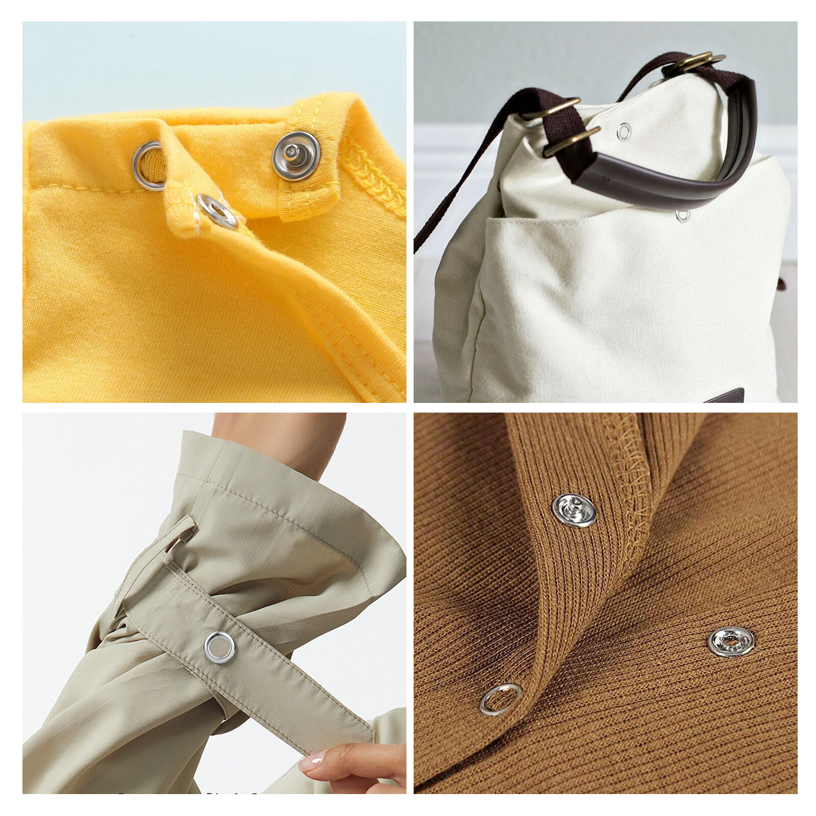 100 Set Snap Fastener Kit 9.5mm Press Studs with Pliers for Fabric Craft Clothes