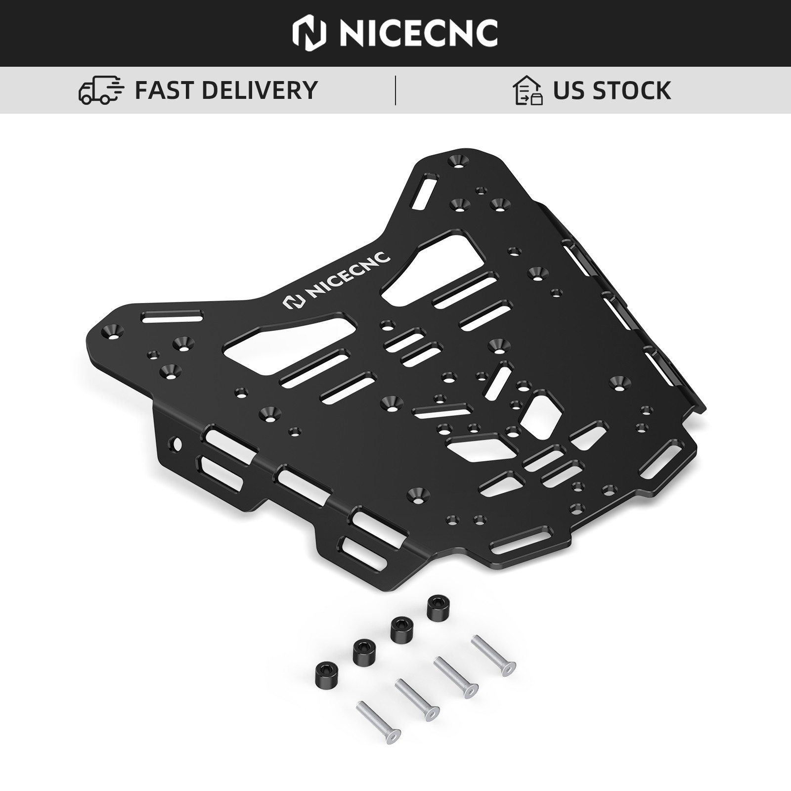 NICECNC For BMW R1250GS 2019-2023 Rear Tail Storage Rack Cargo Luggage Storage