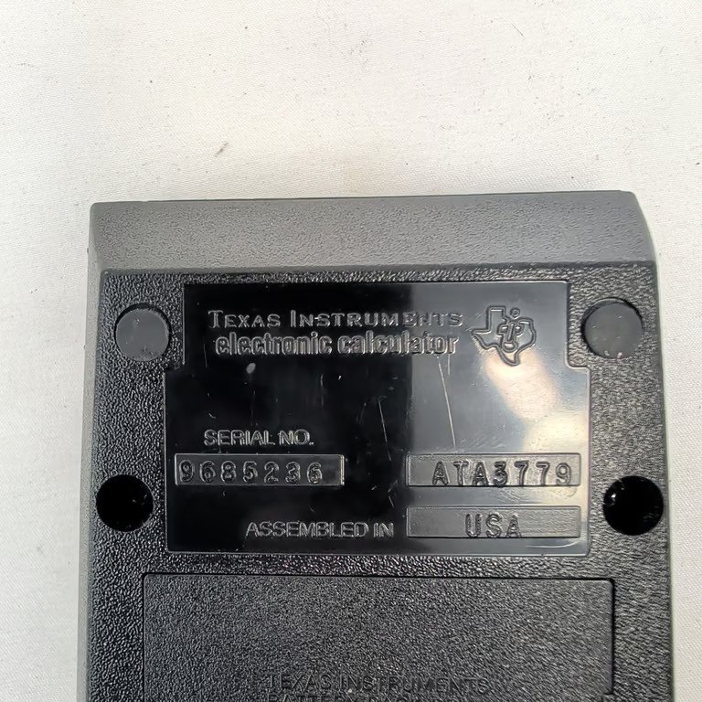 Texas Instruments TI Programmable 59 Vintage Calculator Master Library Module