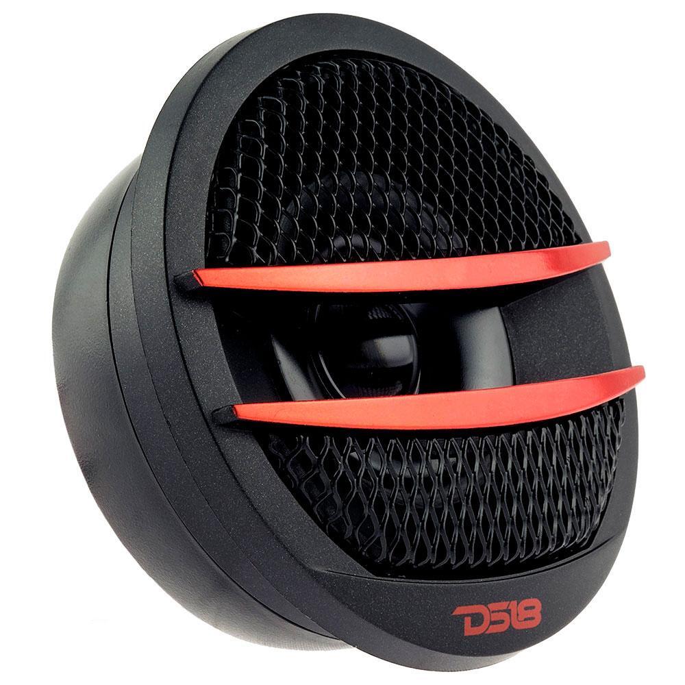 DS18 TX1R 1.38" Poly Dome Tweeter Pair Red