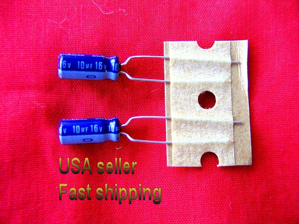50 pc   -   10uf  16v   electrolytic capacitors