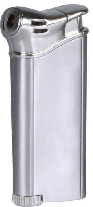 COOL PIPE LIGHTER "NICE" **NEW** / SILVER CHROME