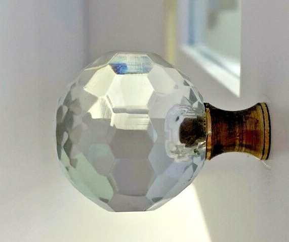 Crystal Knobs  selling all 12 knobs ... VINTAGE, ALL 12 included...FREE SHIPPING