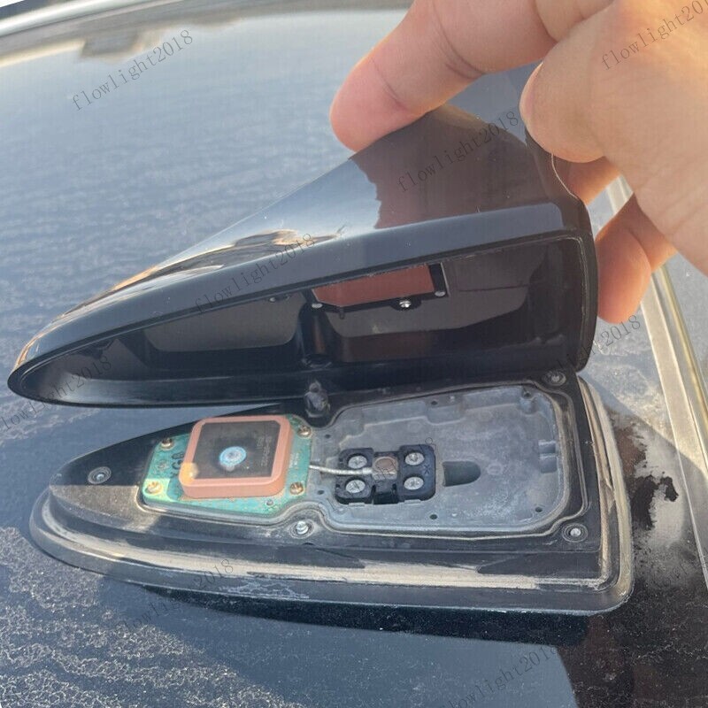 For 2015-2019 2020 Hyundai Sonata Ebony Shark Fin Roof Antenna Cover BLACK EBQK