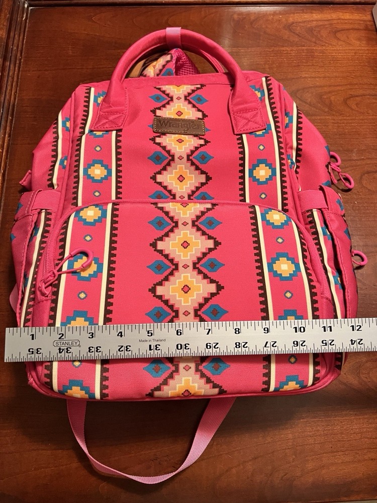 Wrangler Diaper Bag Backpack Aztec Travel Backpack Purses Western EUC
