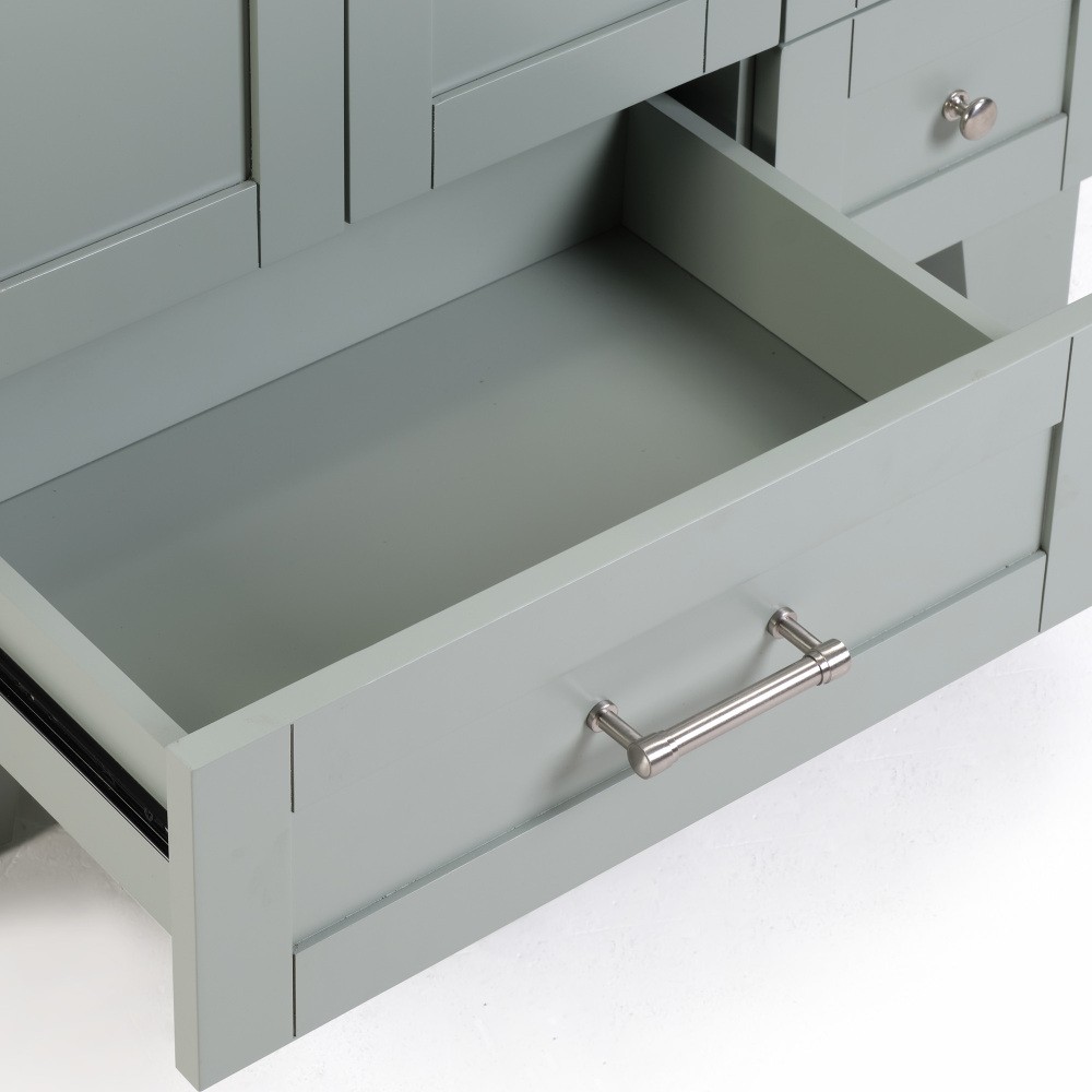 Bathroom Vanity W Ceramic Sink Soft-Close Drawers