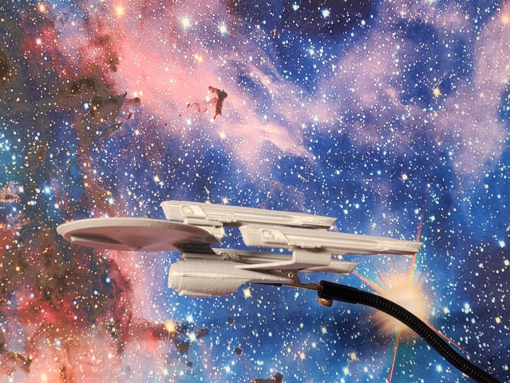 The Galactic Starport Federation Constitution Class Dreadnought PLA Model