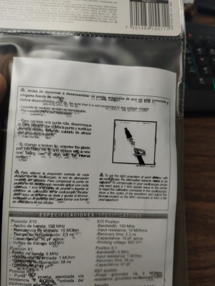 STEREN Oscilloscope Test Probe Kit