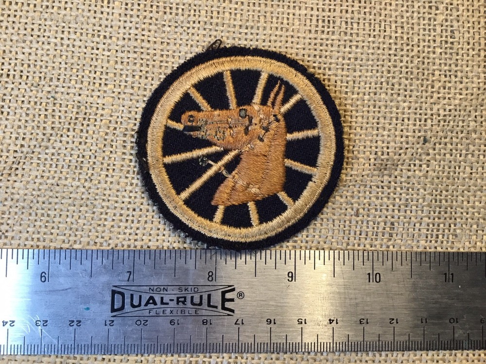 ORIGINAL ANTIQUE NYPD TRAFFIC / MOUNTED / HORSE WHEEL PATCH