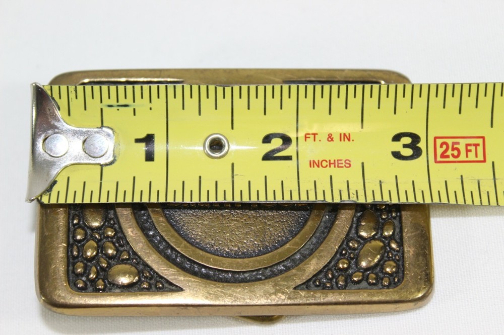 1981 Smith Tool Solid Brass Belt Buckle BTS Made in USA