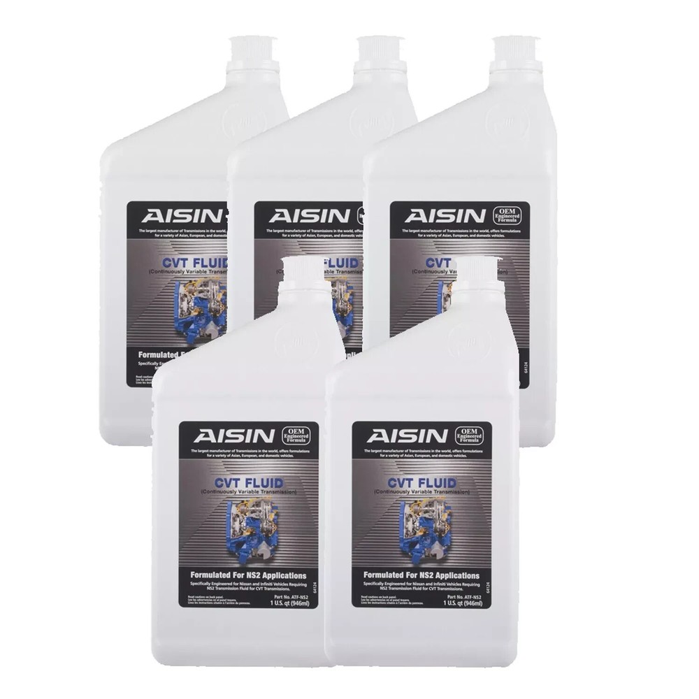 Aisin Continuously Variable Transmission NS-2 CVT 5 Quart Fluids For Nissan