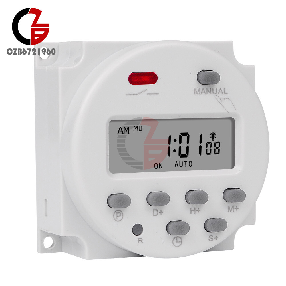DC 12V 24V AC 110V CN101S Timer Switch Controller Automatic Cycle Timing Switch