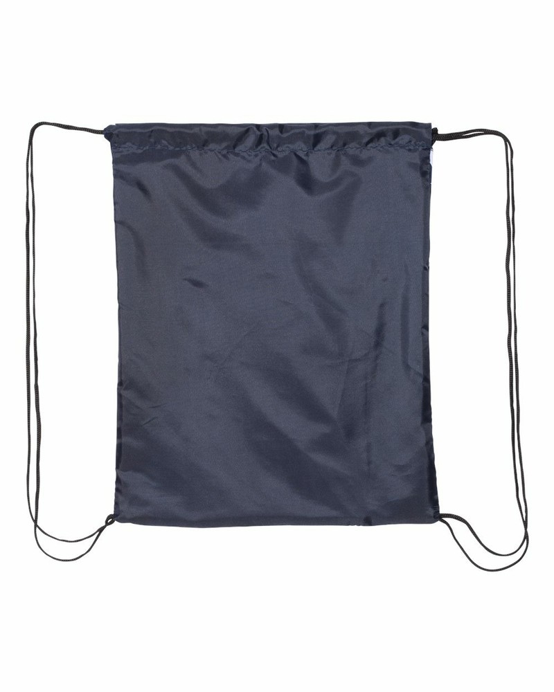 Americana Drawstring Bag Front Zipper Pocket Red/ White/ Blue Reusable Backpack