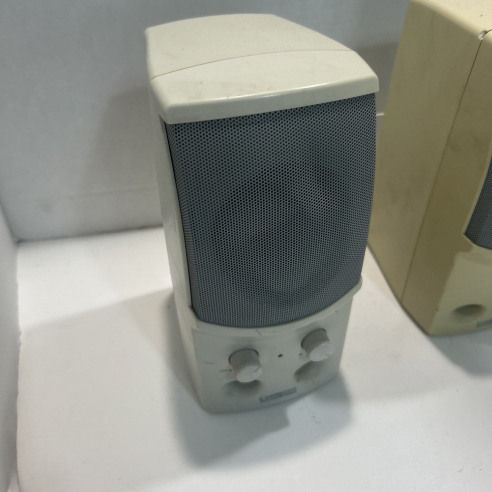 Creative Cambridge SoundWorks SBS52 Computer Speaker System Pair NO AC Adapter