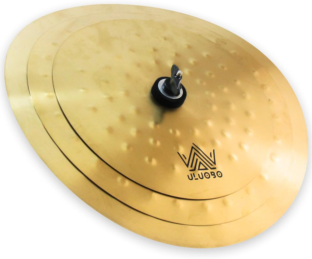 Clap Stack Cymbal, 3-Piece Cymbal Stack with Hammer Marks (11", 13", 15"), Smack