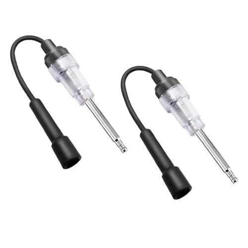 Car Inline Spark Plug Tester, Automotive Engine Ignition Spark Plug Light 2 PCS