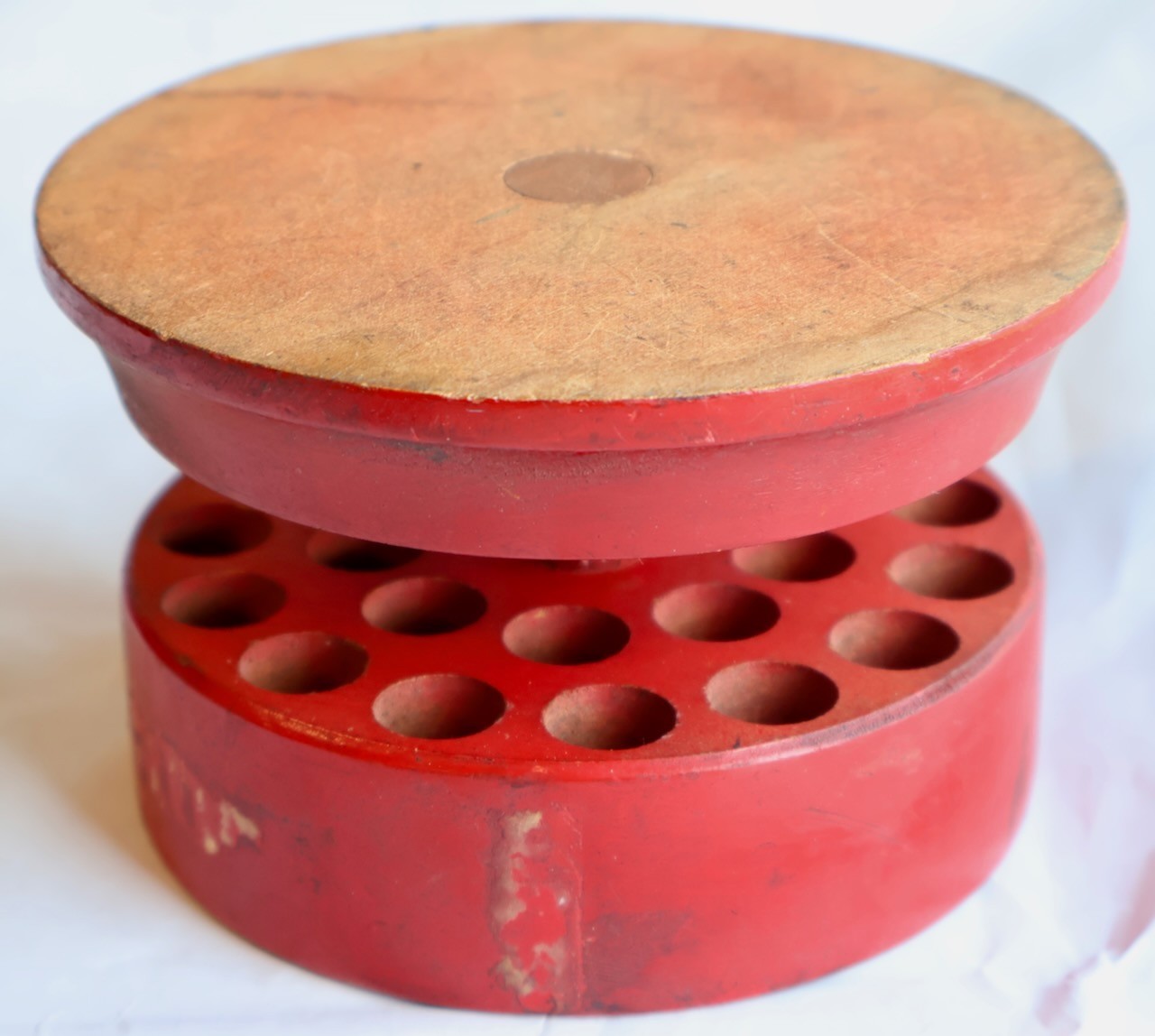 Millers Falls Co. Wood Counter Top Drill Bit Holder / Port Norris NJ / MTT