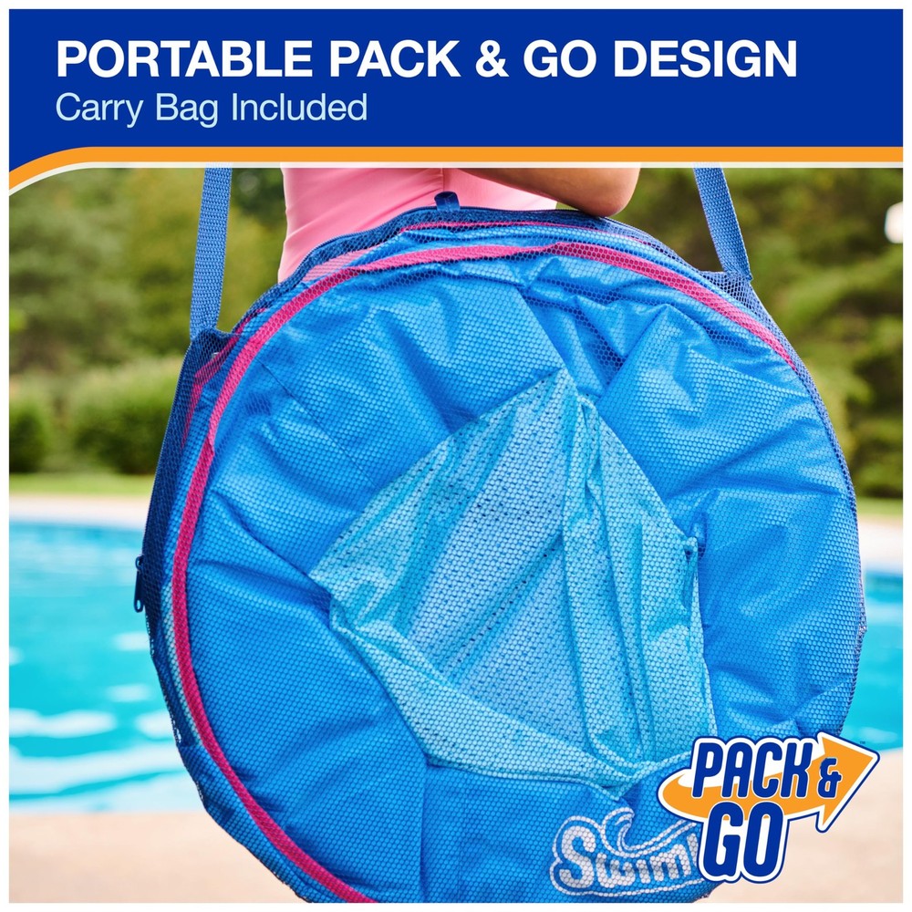 SwimWays Spring Float Premium Hammock Pool Lounger, Inflatable Pool Floats Ad...