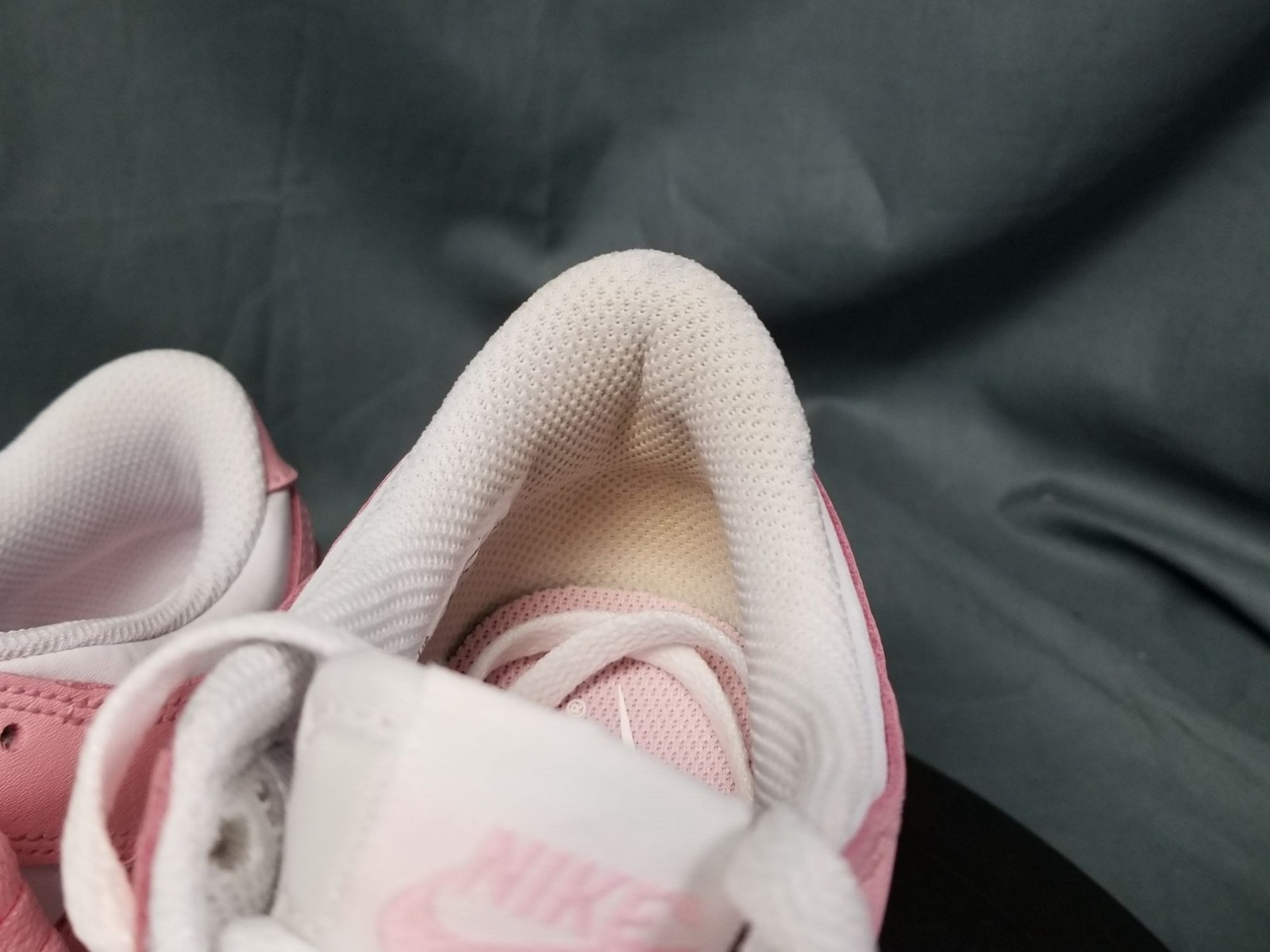 Nike Dunk Low (PSE) Sneakers White Soft Pink Girls Size 3Y NEW NO BOX!