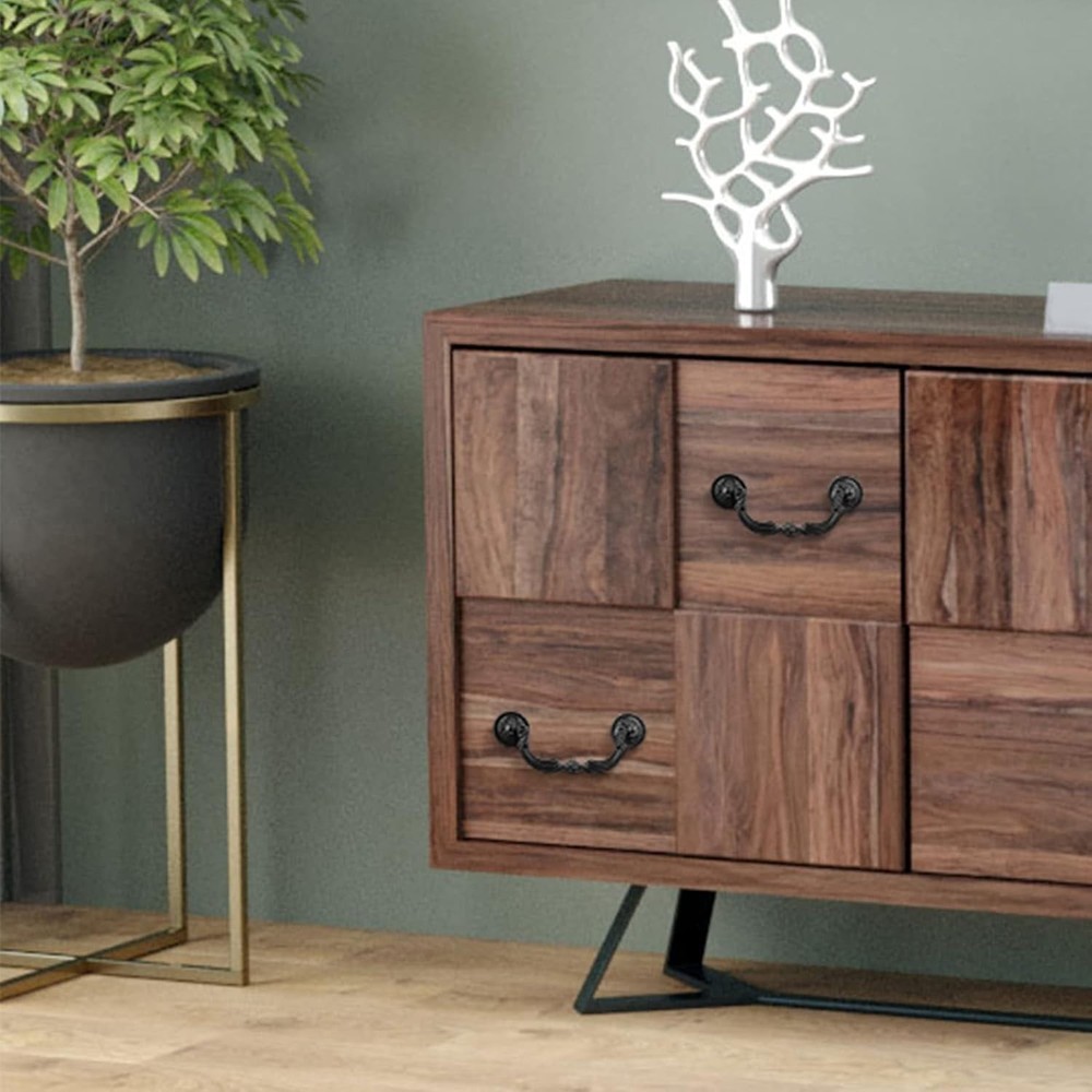 8 Pack Bail Pull Handles 2.75 Inch Hole Center Antique Drop Drawer Pull Swing...