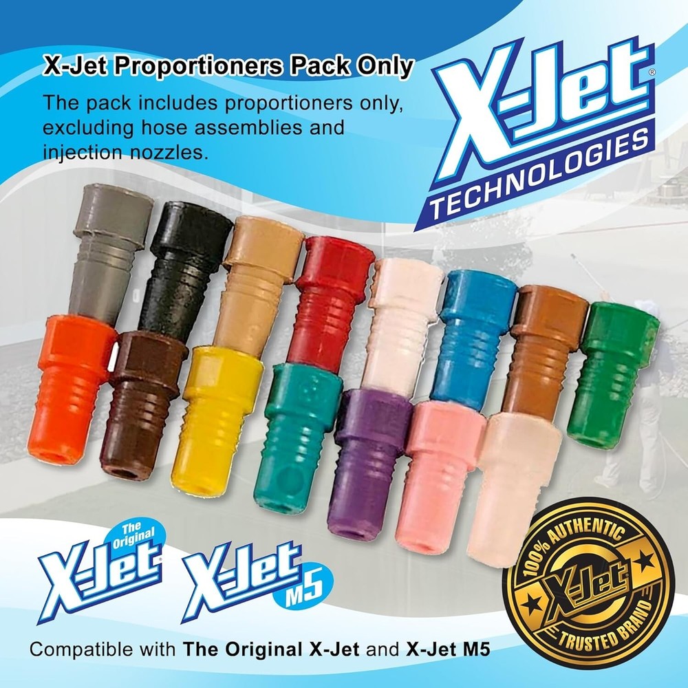 X-Jet 15-Piece Color Coded Proportioner Tip Kit