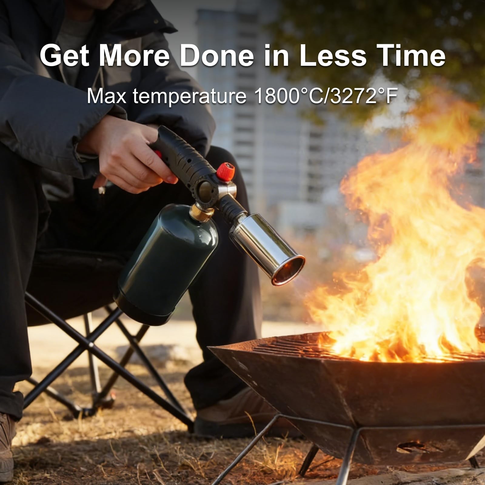 Heavy Duty Propane Torch 3272°F Professional MultiUse Torch with Adjustable ...