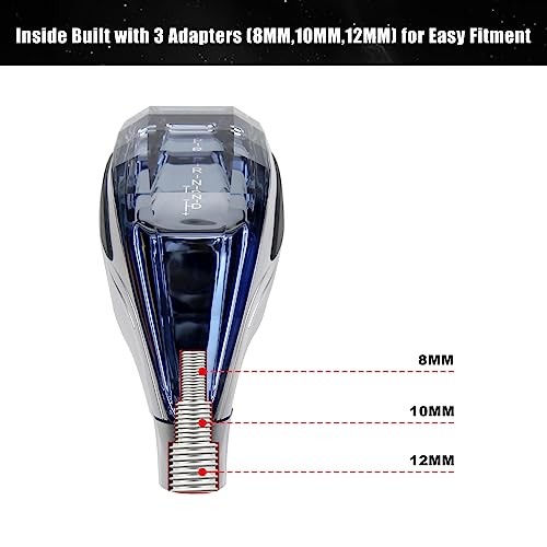 Touch-Activated LED Illuminated Crystal Automatic Transmission Gear Shift