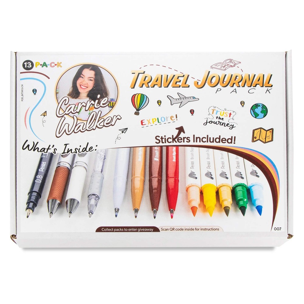 Pentel Travel Journaling Pack
