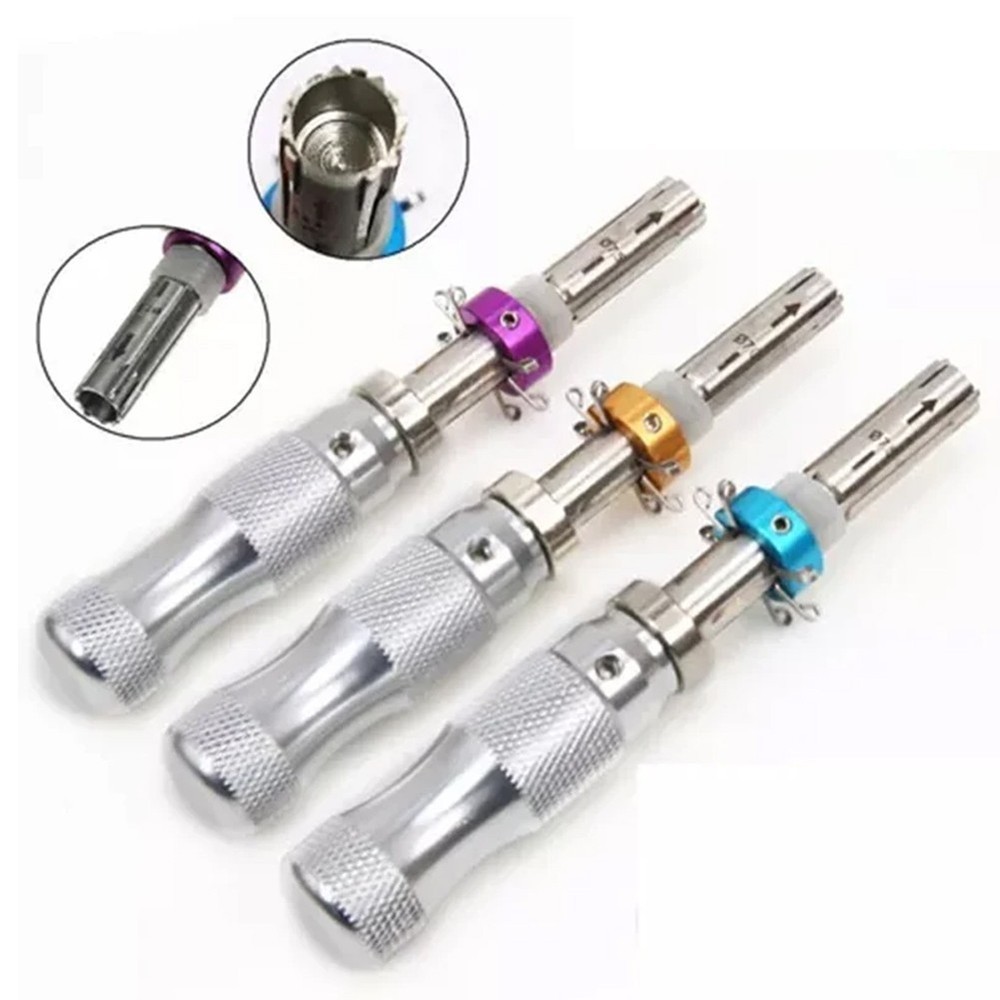 3Pcs 7 Pin Advanced Tubular Lock Tool Set For Padlock Hook Tool Seal Pick Puller