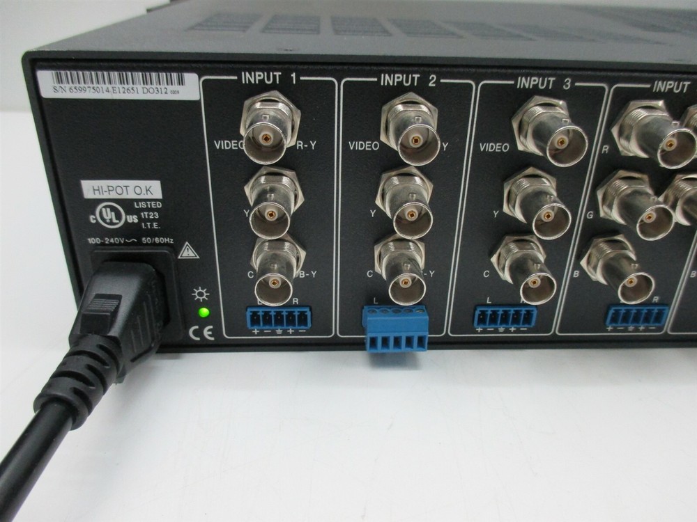 Extron MLS 506SA Six Input Switcher Home Automation Audio Amplifier Rack Mount