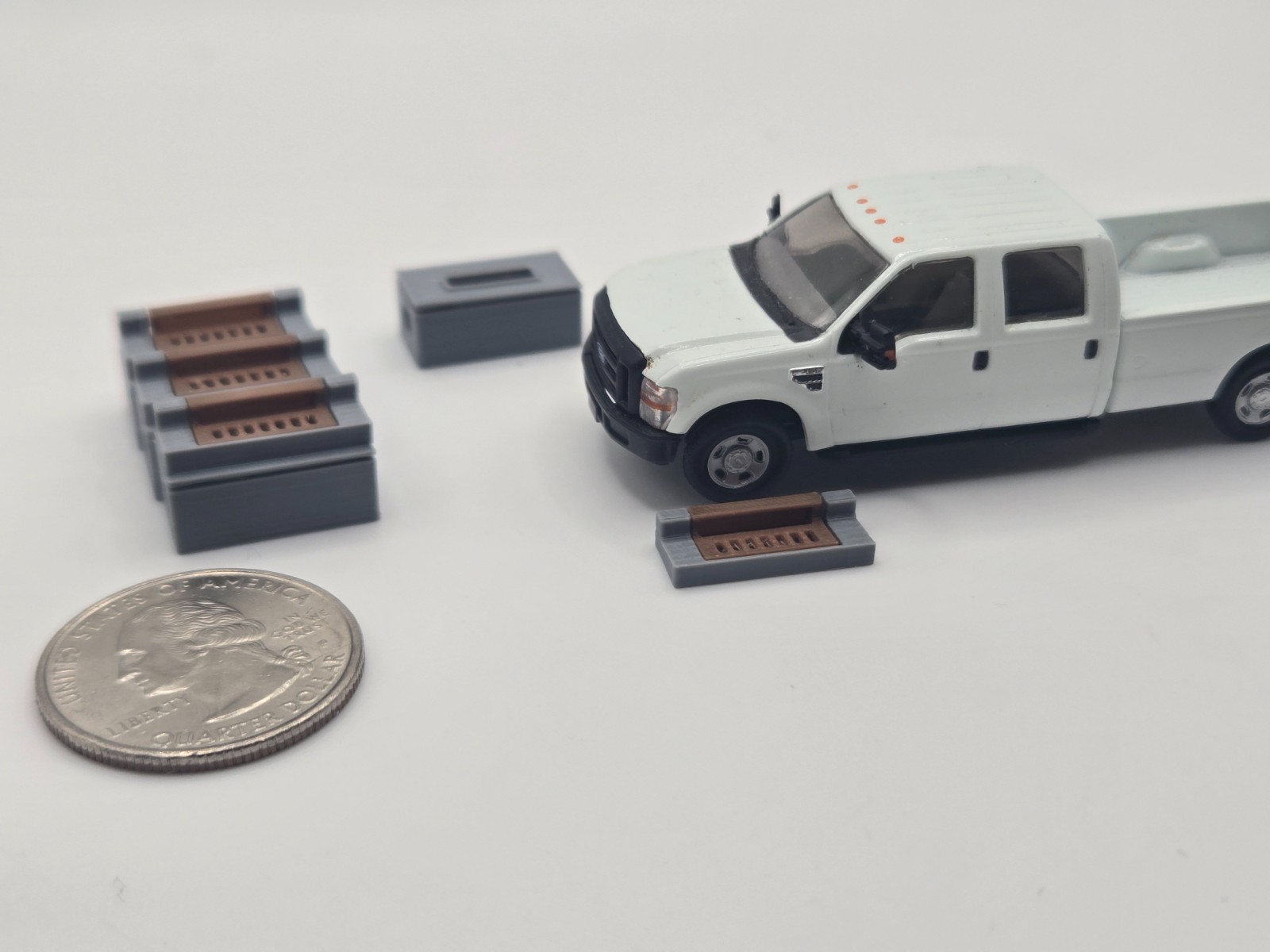 1/87 Catch Basin with Curb Inlet *4 Pack*