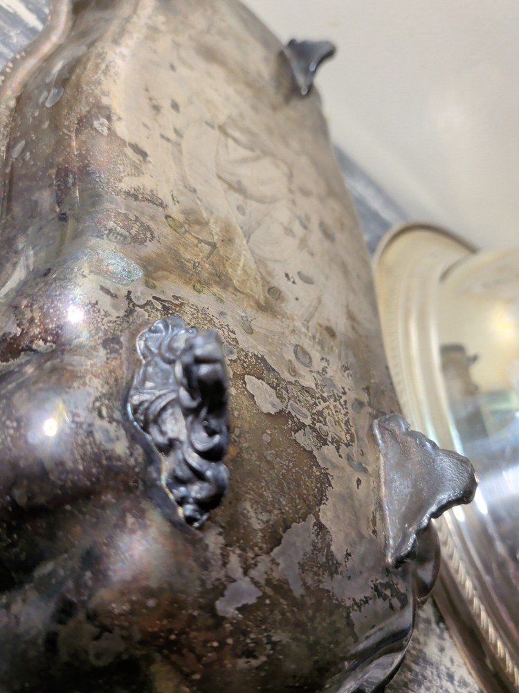 Vintage Silverplate Oval Shape Trays