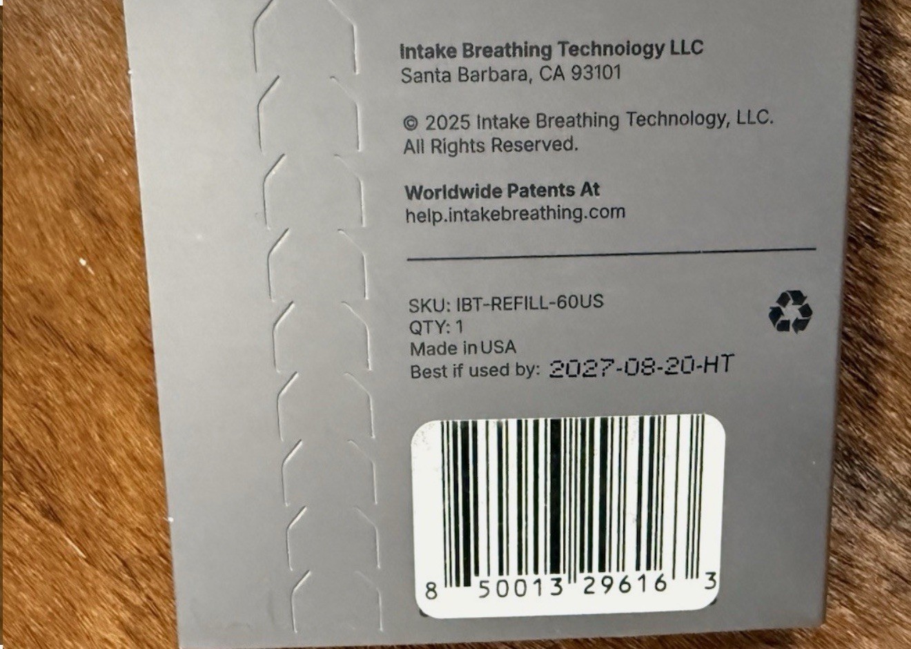 Intake Breathing Refill Tabs (60 Day) Magnetic Nasal Strips for Sleeping NEW