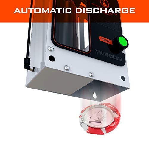 12oz/16oz Wall Mounted Pneumatic Can Crusher for Efficient Recycling, Automatic