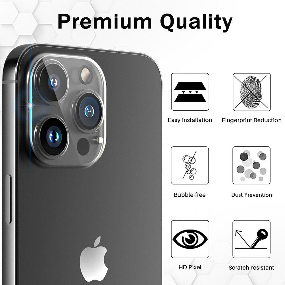 iPhone 14/ 14 Plus/ Pro MAX Tempered Glass and Camera Lens Screen Protector