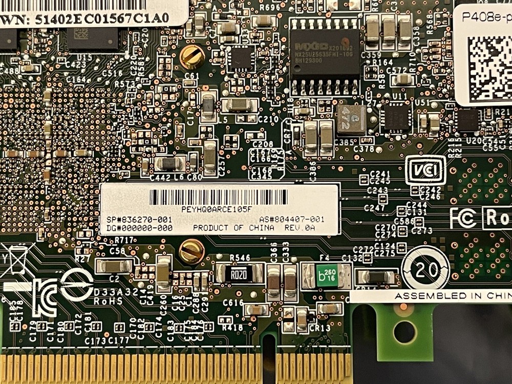HPE P408e-p Smart Array SR 12G/s External Controller 4GB Cache PCI-e SATA SAS