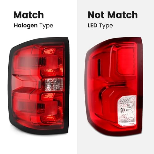 Tail Light Compatible with 2014 2015 2016 2017 2018 Chevy Left Driver Side