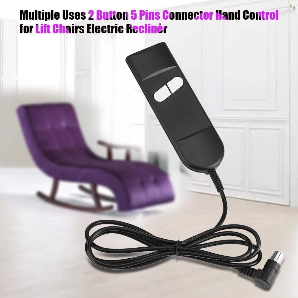 Lift Chair or Power Recliner 2 button up&down Remote Hand Controller for Ashley