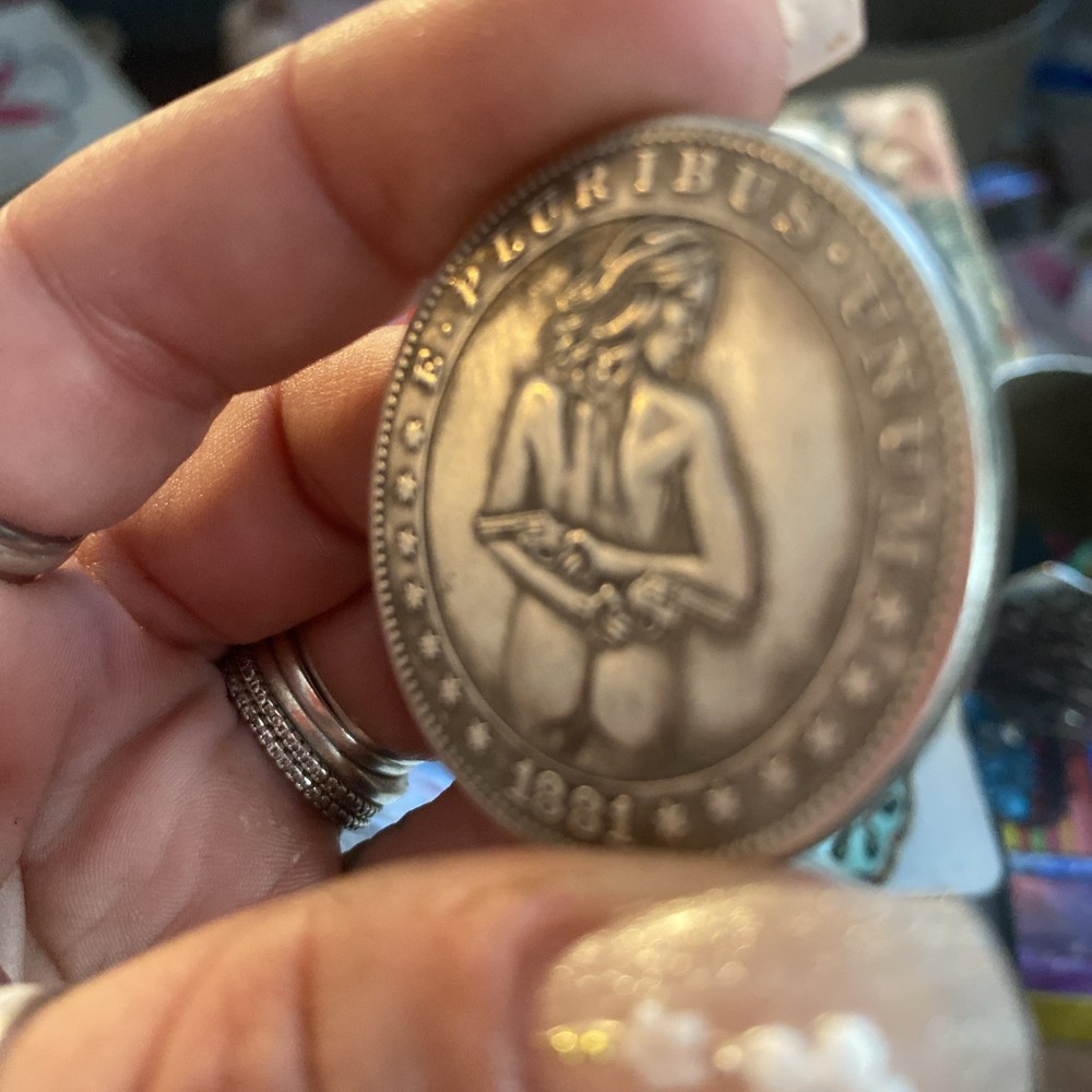 E Plur Ibis Unum Silver 1881 Coin