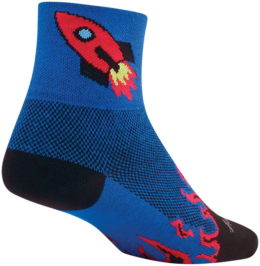 SockGuy Classic Socks Crew Socks Large/XL Blue