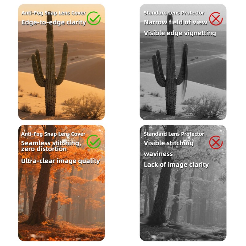 Camera Snap Lens Protector Storage Dustproof Scratch Resistant For Insta360 X5