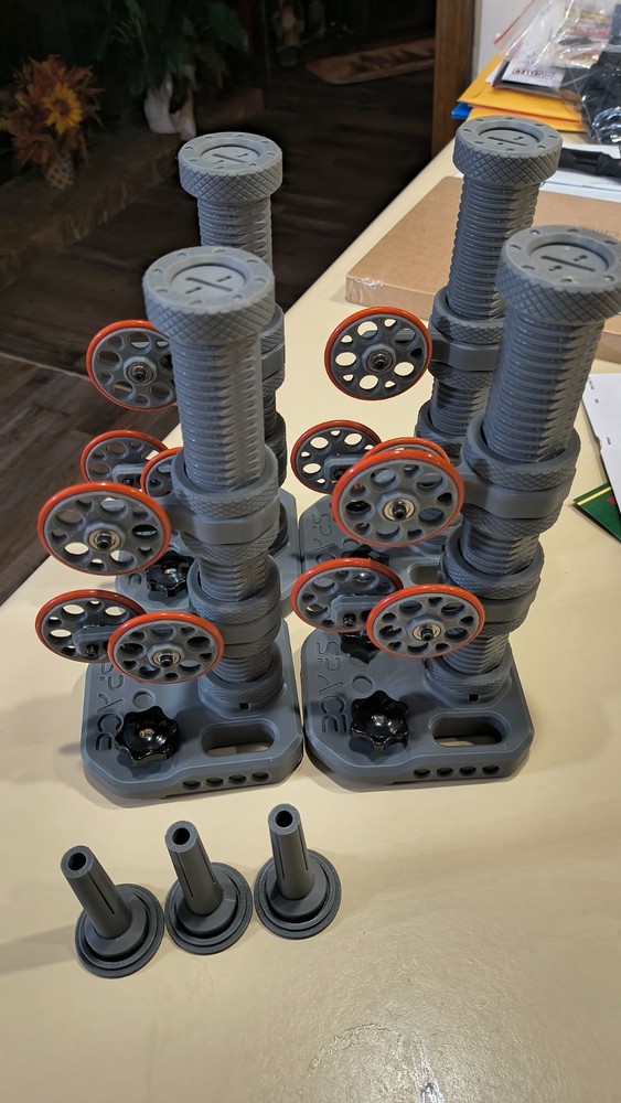 Adjustable Roller Stands for Alps Rod Building Systems – Free Gift w/4 Stands