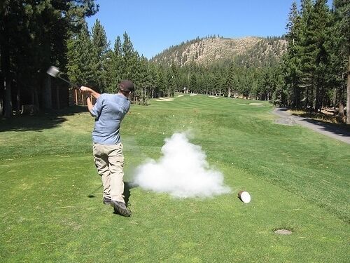 (4) Exploding Golf Balls ~ Explodes into Cloud Smoke ~ Gag Prank Joke Trick