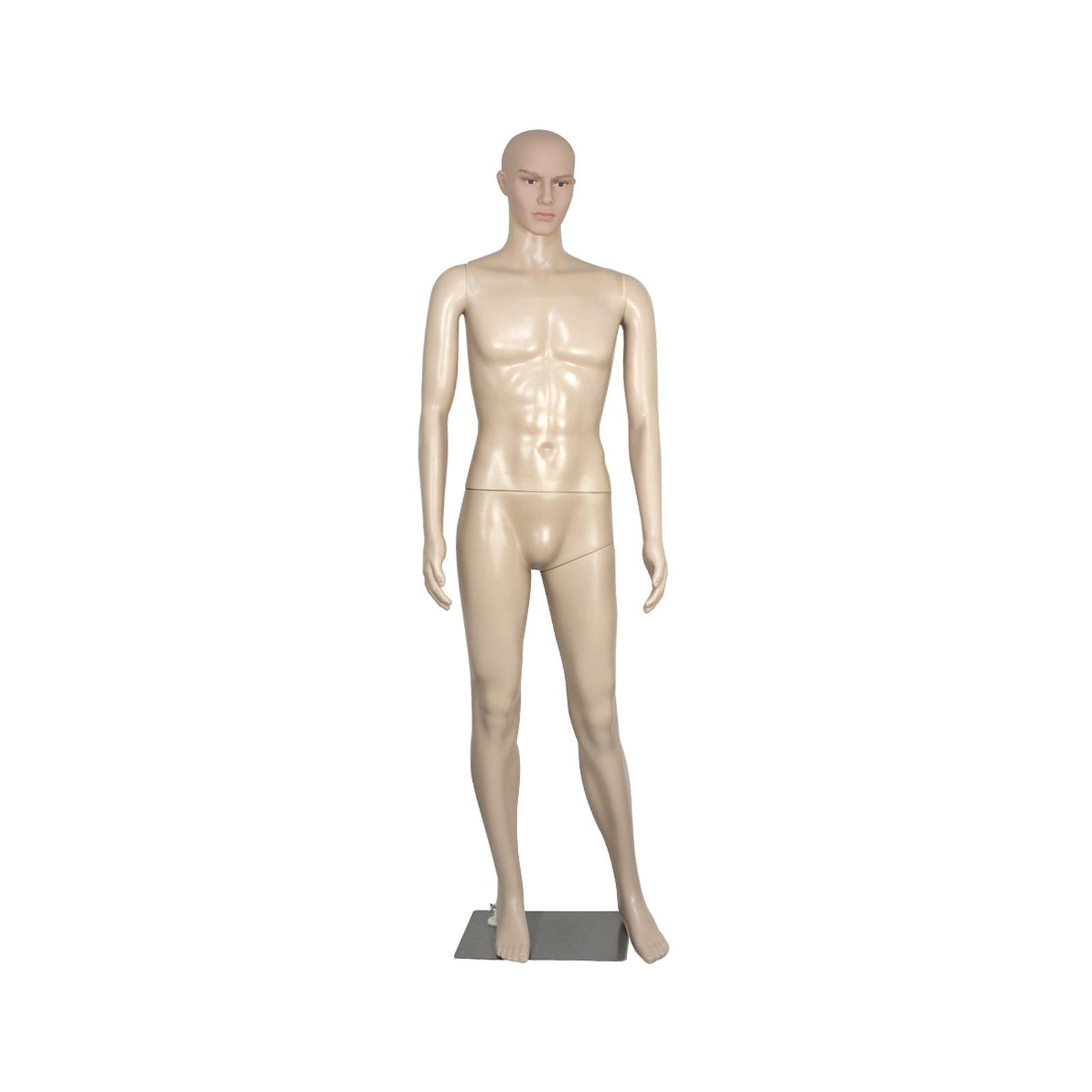 Mannequin Full Body Dress Form 72.4" Adjustable Realistic Male Mannequin w/Base