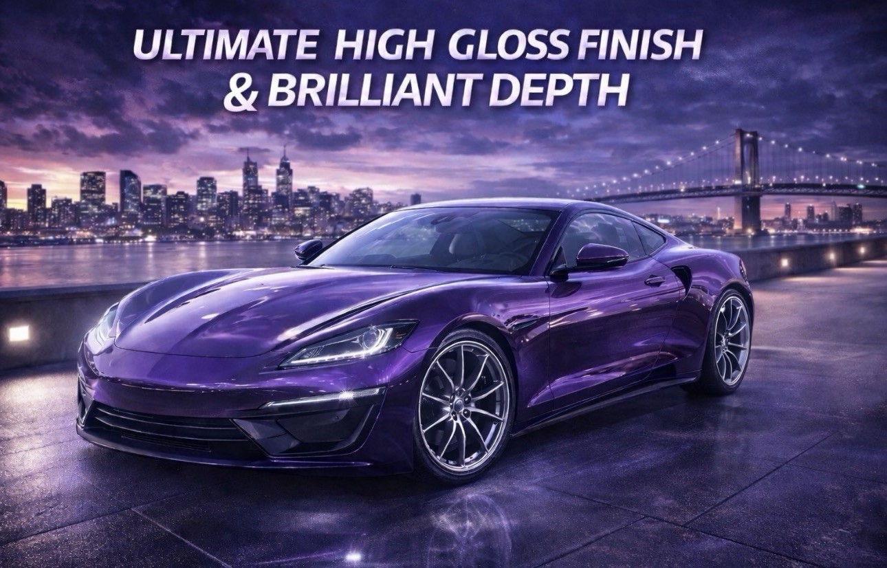 2K Urethane Clear Coat HS 2:1 7.5L Kit w/ Medium Hardener High Gloss