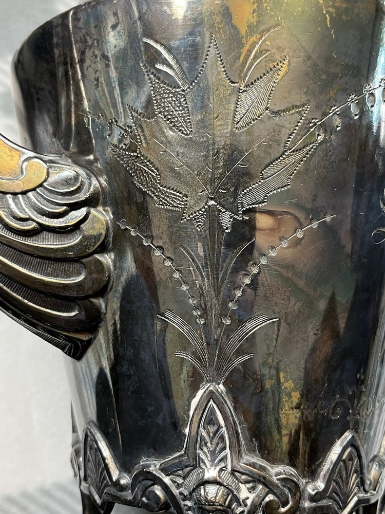 Meriden Britannia Silverplate Tea & Coffee Pattern 1881 9pc Set Victorian