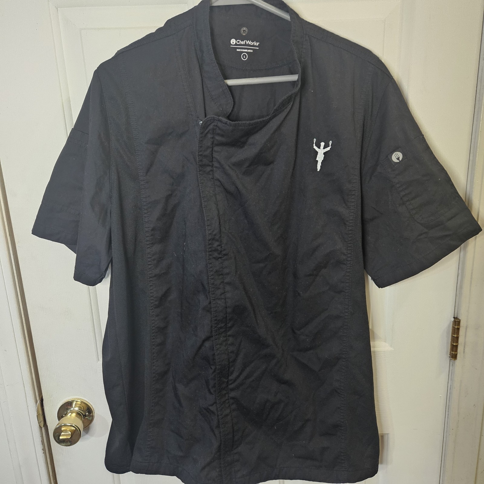 Chef Works short-sleeve chef coat Size XL