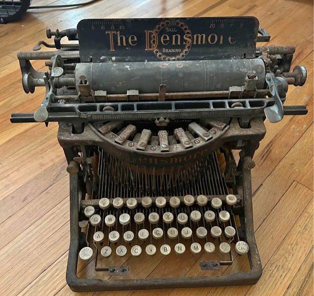 Antique Densmore Typewriter