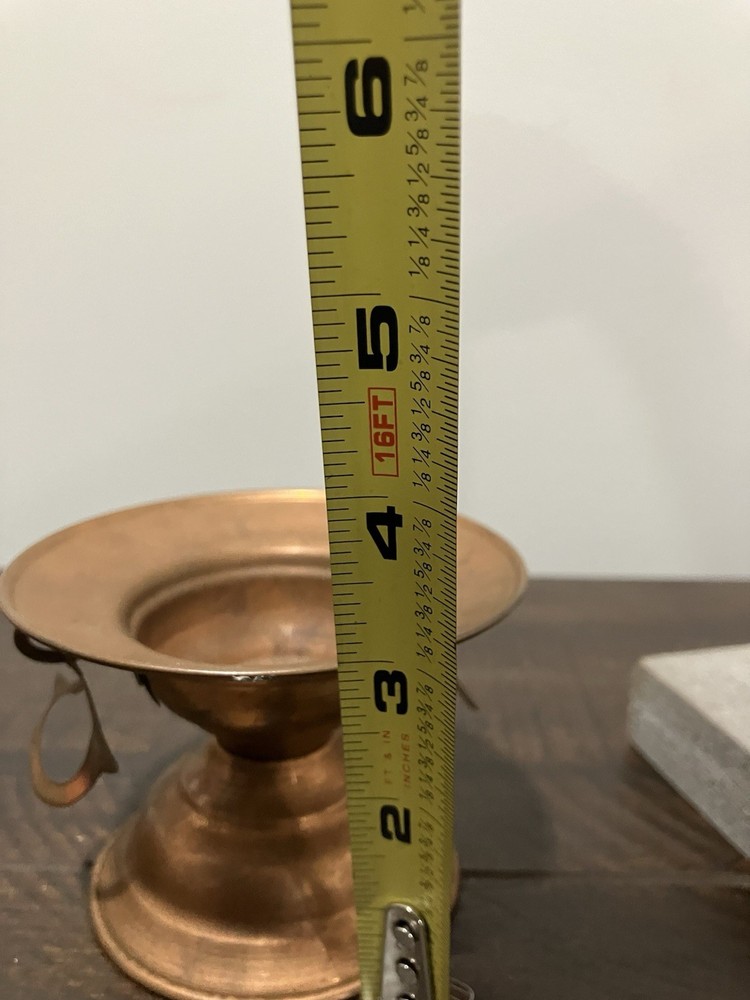 Copper Decorative Display Pieces Candle Holder Trinket Dish
