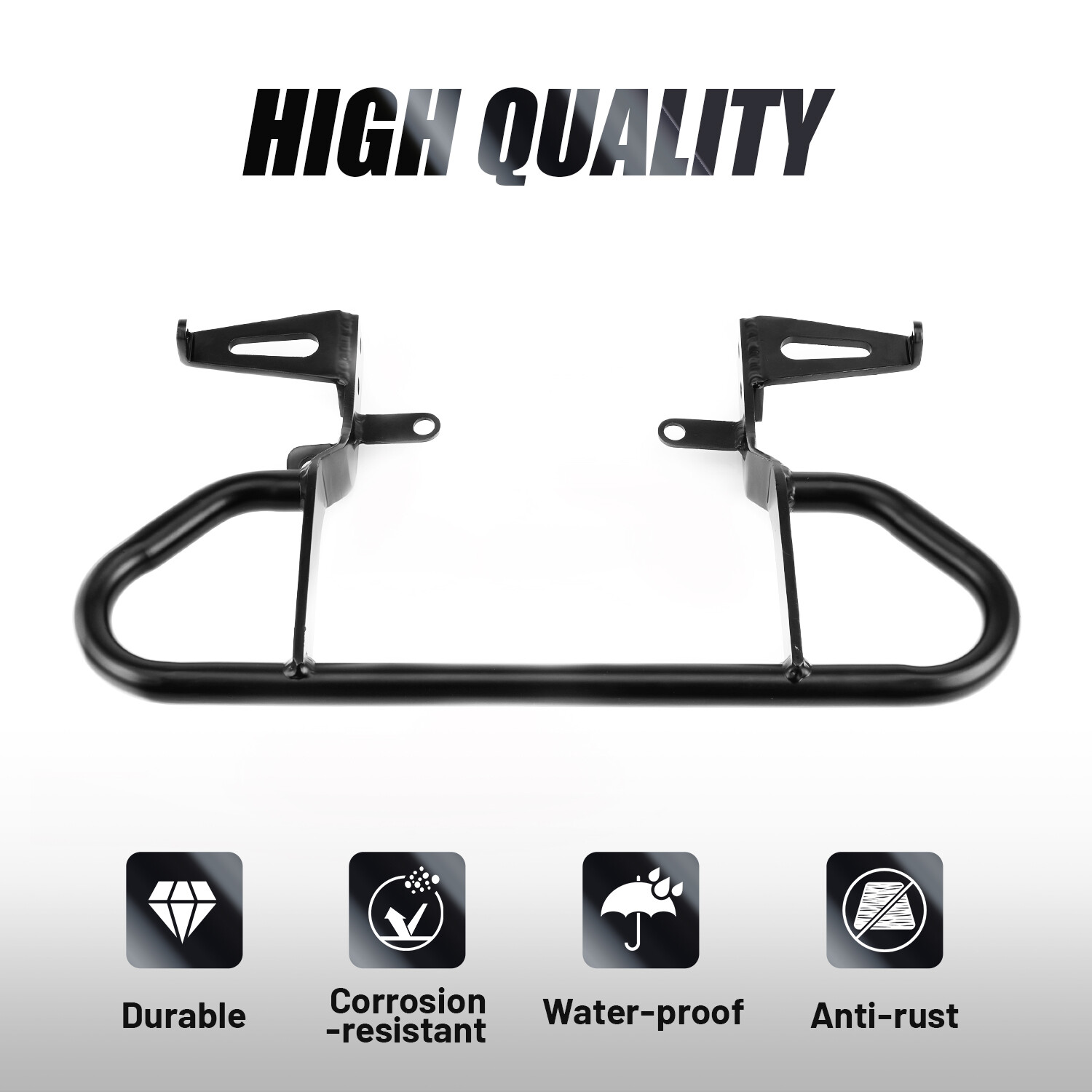 For Yamaha Yfz 450r Grab Bar Bumper Rack 2009-2024 2020 2014 Handle Black